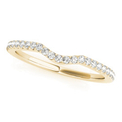 WEDDING BANDS CURVED BANDS
