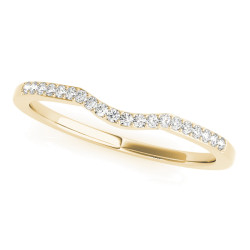 WEDDING BANDS CURVED BANDS