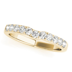 WEDDING BANDS CURVED BANDS
