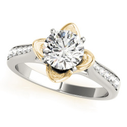 ENGAGEMENT RINGS SINGLE ROW PRONG SET