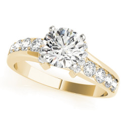 ENGAGEMENT RINGS SINGLE ROW PRONG SET