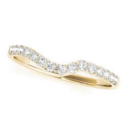 WEDDING BANDS CURVED BANDS