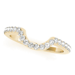 WEDDING BANDS CURVED BANDS