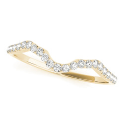 WEDDING BANDS CURVED BANDS