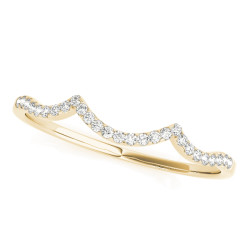 WEDDING BANDS CURVED BANDS