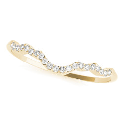 WEDDING BANDS CURVED BANDS