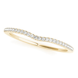 WEDDING BANDS CURVED BANDS