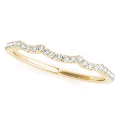 WEDDING BANDS CURVED BANDS