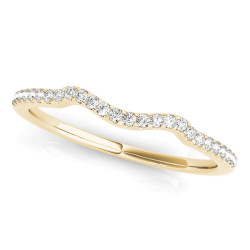 WEDDING BANDS CURVED BANDS