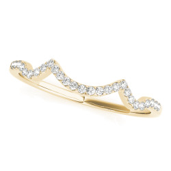 WEDDING BANDS CURVED BANDS