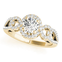 ENGAGEMENT RINGS HALO ROUND