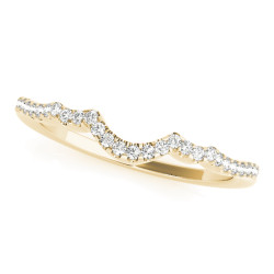 WEDDING BANDS CURVED BANDS