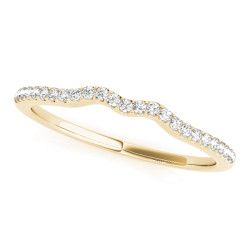 WEDDING BANDS CURVED BANDS