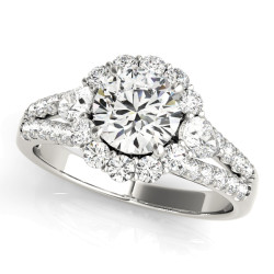 ENGAGEMENT RINGS HALO ROUND