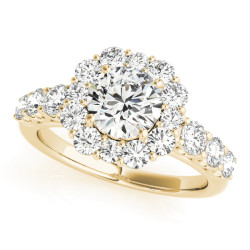 ENGAGEMENT RINGS HALO ROUND