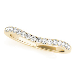 WEDDING BANDS CURVED BANDS