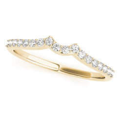 WEDDING BANDS CURVED BANDS