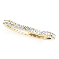 WEDDING BANDS CURVED BANDS