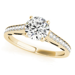 ENGAGEMENT RINGS SINGLE ROW PRONG SET