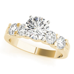 ENGAGEMENT RINGS SINGLE ROW PRONG SET