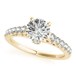 ENGAGEMENT RINGS SINGLE ROW PRONG SET