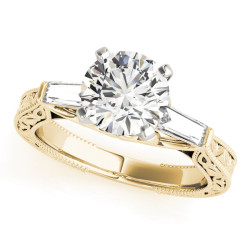 ENGAGEMENT RINGS 3 STONE BAGUETTE