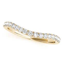 WEDDING BANDS CURVED BANDS