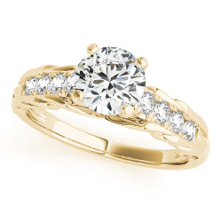 ENGAGEMENT RINGS SINGLE ROW PRONG SET