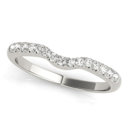 WEDDING BANDS CURVED BANDS