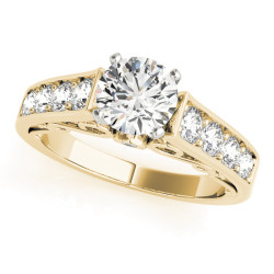 ENGAGEMENT RINGS SINGLE ROW PRONG SET