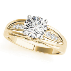 ENGAGEMENT RINGS SINGLE ROW PRONG SET
