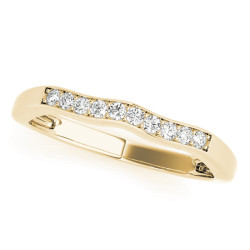 WEDDING BANDS CURVED BANDS
