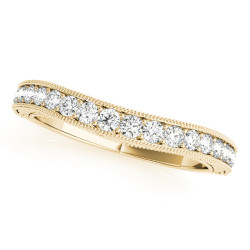 WEDDING BANDS CURVED BANDS