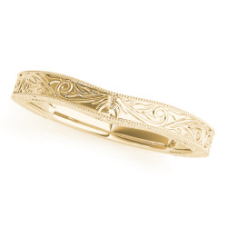 WEDDING BANDS CURVED BANDS