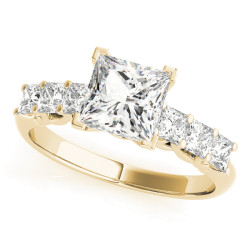 ENGAGEMENT RINGS SINGLE ROW PRONG SET