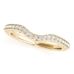 WEDDING BANDS CURVED BANDS