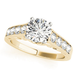 ENGAGEMENT RINGS SINGLE ROW PRONG SET