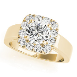ENGAGEMENT RINGS HALO ROUND