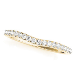 WEDDING BANDS CURVED BANDS