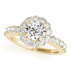 ENGAGEMENT RINGS HALO ROUND