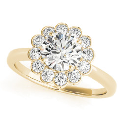 ENGAGEMENT RINGS HALO ROUND
