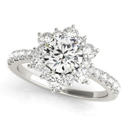 ENGAGEMENT RINGS HALO ROUND