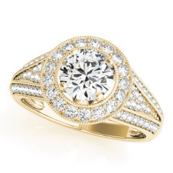 ENGAGEMENT RINGS HALO ROUND