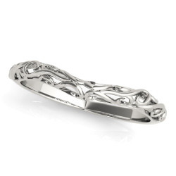 WEDDING BANDS CURVED BANDS