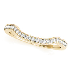 WEDDING BANDS CURVED BANDS