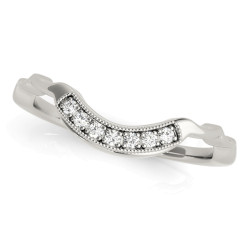 WEDDING BANDS CURVED BANDS