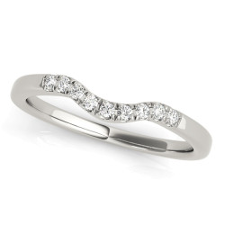 WEDDING BANDS CURVED BANDS