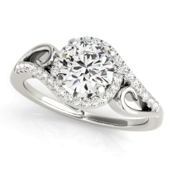 ENGAGEMENT RINGS HALO ROUND