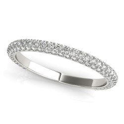 STRAIGHT PAVE WEDDING BAND