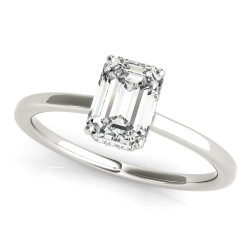 ENGAGEMENT RINGS EMERALD CUT